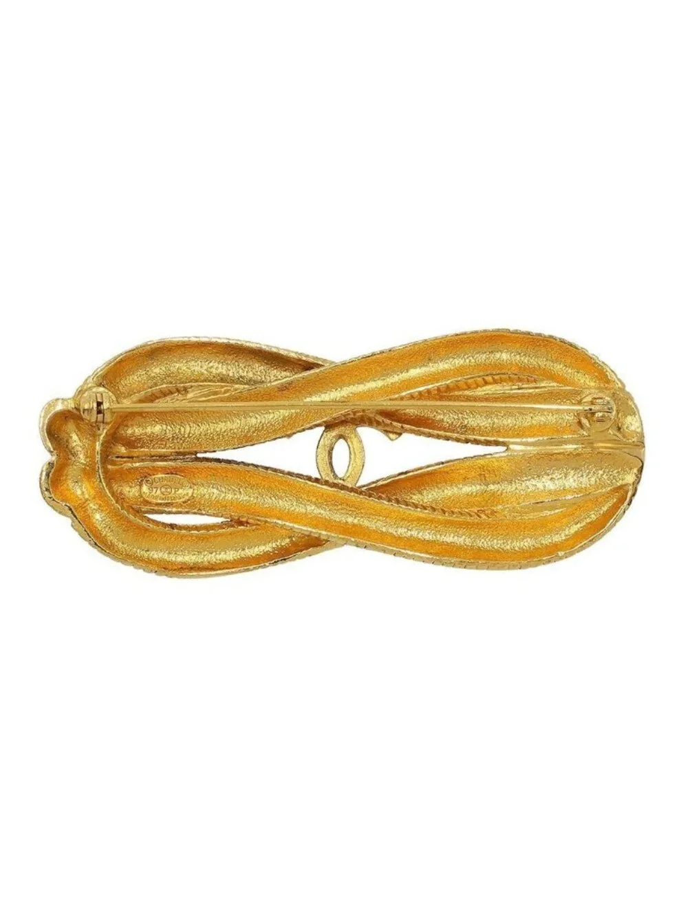 Chanel CC Logo Chain Brooch